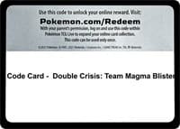 Code Card - Double Crisis: Team Magma Blister
