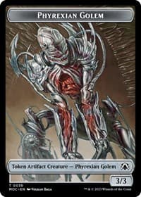 Phyrexian Golem // Phyrexian Horror Double-sided Token