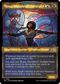 Rona, Sheoldred's Faithful (Halo Foil)