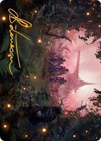 Invasion of Eldraine Art Card (Gold-Stamped Signature)