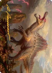 Etali, Primal Conqueror Art Card (Gold-Stamped Signature)