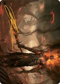 Ashen Reaper Art Card (Gold-Stamped Signature)