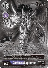 DarknessBagramon (Alternate Art) (Black & White)