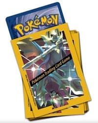 Pokemon TCG: Crown Zenith Premium Figure Collection Card Sleeves - Shiny Zacian & Zamazenta (65-Pack)