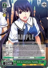 Will to Confront, Yumiko