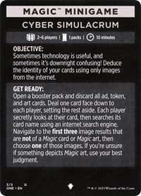 Magic Minigame: Cyber Simulacrum
