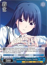 Heartbreaking Resolve, Yumiko (Foil)