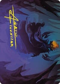 Sauron, the Necromancer Art Card (Gold-Stamped Signature)