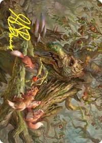 Generous Ent Art Card (Gold-Stamped Signature)