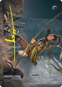 Legolas, Counter of Kills Art Card (Gold-Stamped Signature)
