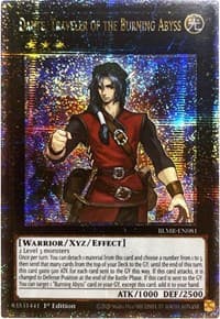 Dante, Traveler of the Burning Abyss (Quarter Century Secret Rare)