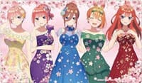 The Quintessential Quintuplets: New Illustration Group Playmat - Cherry Blossom Dress