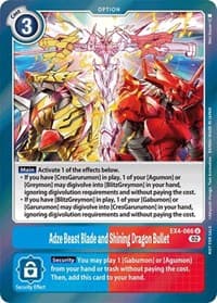 Adze Beast Blade and Shining Dragon Bullet (Alternate Art)