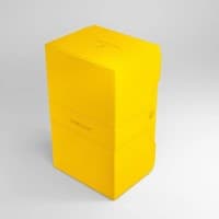 GameGenic Stronghold XL Convertible Deck Box - Yellow (Holds 200+)