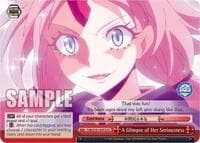 A Glimpse of Her Seriousness