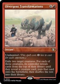 Divergent Transformations (Foil Etched)
