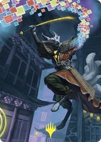 Reality Shift Art Card (Gold-Stamped)