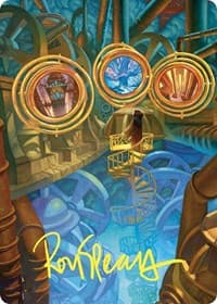 Extraplanar Lens Art Card (Gold-Stamped Signature)