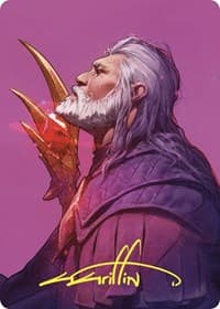 Urza, Lord High Artificer Art Card (Gold-Stamped Signature)