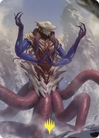 Zhulodok, Void Gorger Art Card (Gold-Stamped)