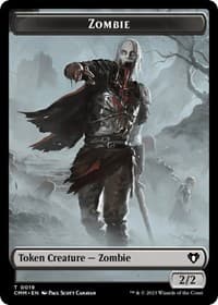 Zombie (0019) // Cat (0030) Double-Sided Token