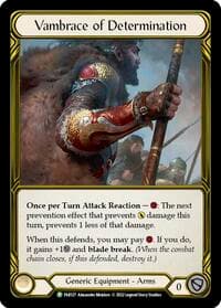 Vambrace of Determination (Golden) - FAB127