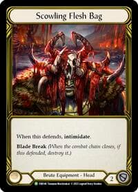 Scowling Flesh Bag (Golden) - FAB140