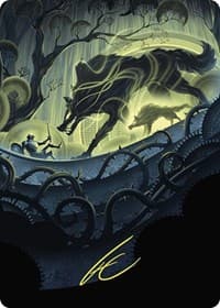 Unnatural Growth Art Card (Gold-Stamped Signature)