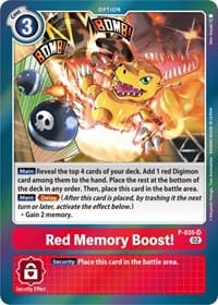 Red Memory Boost! (Resurgence Booster Reprint)