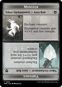 Monster Role / Virtuous Role // Royal Role / Virtuous Role Double-Sided Token