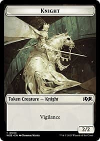 Knight // Food (0013) Double-Sided Token