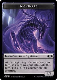 Nightmare // Food (0011) Double-Sided Token