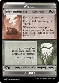 Wicked Role / Cursed Role // Emblem - On An Adventure Double-Sided Token