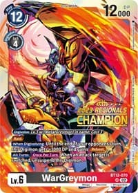 WarGreymon (2023 Regionals Champion)