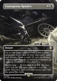 Courageous Resolve (Borderless) (Surge Foil)