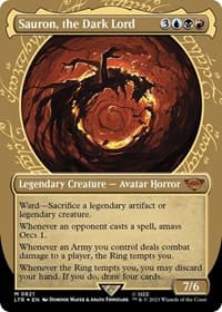 Sauron, the Dark Lord (Showcase) (Surge Foil)