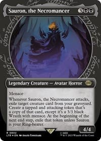 Sauron, the Necromancer (Showcase) (Surge Foil)