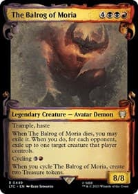 The Balrog of Moria (Showcase Scrolls)