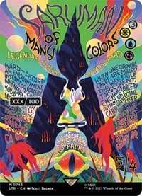 Saruman of Many Colors (Borderless Poster) (Serial Numbered)