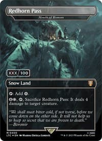 Redhorn Pass - Mouth of Ronom (Serial Numbered)