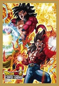 Dragon Ball Super CCG: Premium Anniversary Box 2023 Card Sleeves - SS4 Son Goku and Vegeta (66-Pack)