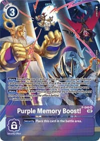 Purple Memory Boost! - P-040 (Digimon Adventure Box 2)