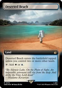 Deserted Beach (Extended Art) (Surge Foil)