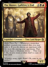 The Master, Gallifrey's End (Surge Foil)