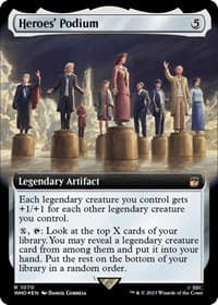 Heroes' Podium (Extended Art) (Surge Foil)
