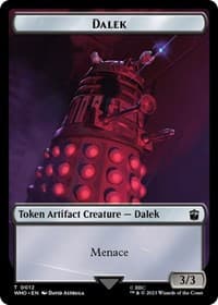 Dalek // Cyberman Double-Sided Token