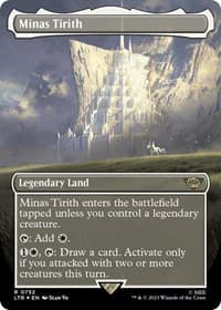 Minas Tirith (Borderless) (Surge Foil)