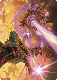 Cosmium Blast Art Card (Gold-Stamped Signature)