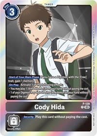 Cody Hida - P-128 (Tamer Party Pack -The Beginning- Ver. 2.0)