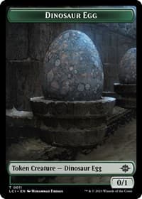 Dinosaur Egg // Dinosaur (0010) Double-Sided Token